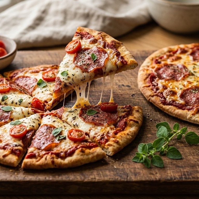 Pita pizza's