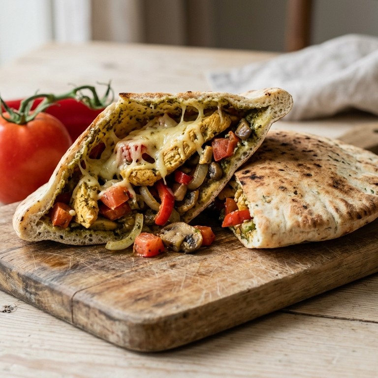 Pitta pesto hot