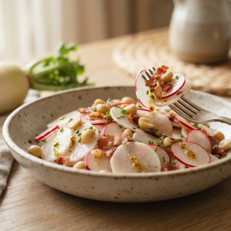 Pittige rettich salade