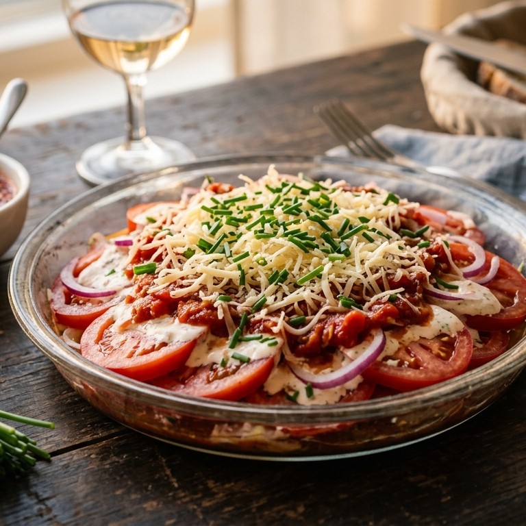 Pittige tomatensalade