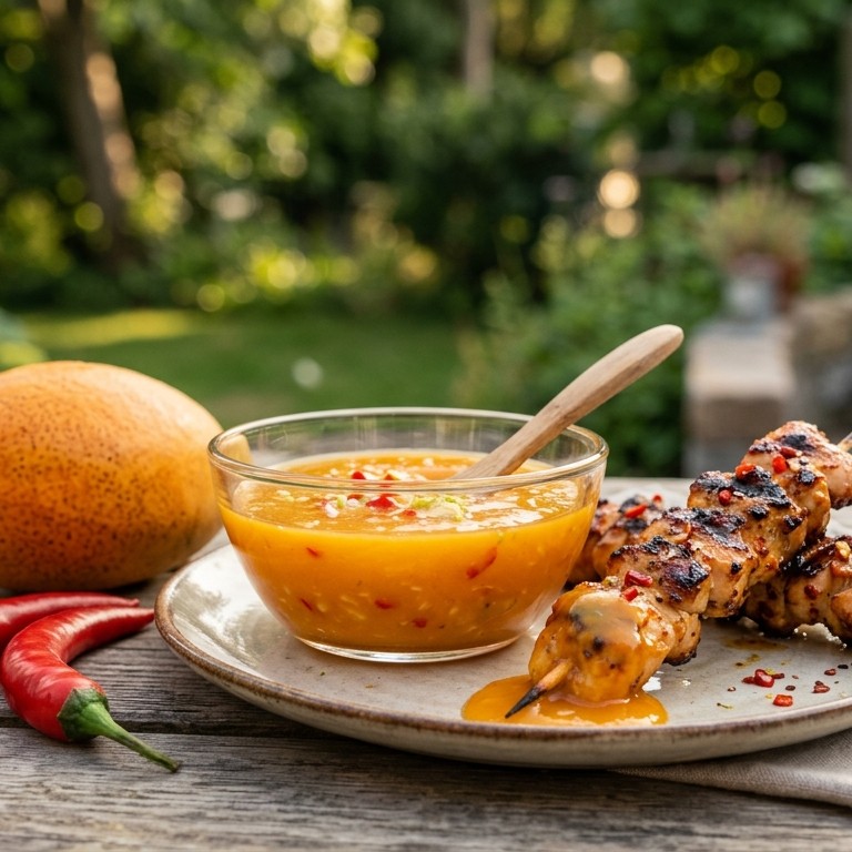Pittige/zoete mangosaus