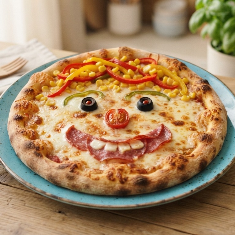 Pizza-mann (kinderrecept)