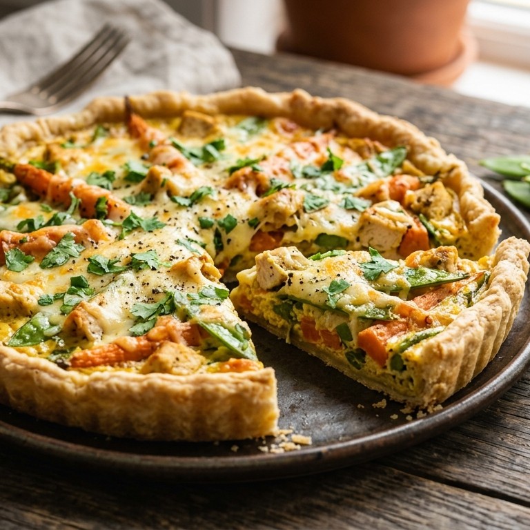 Pizza wortel-kip