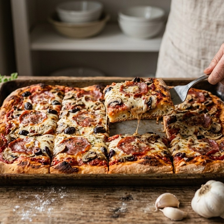 Plaatpizza