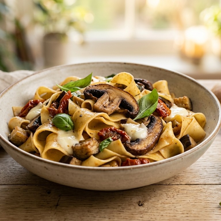 Portobello met papperdelle