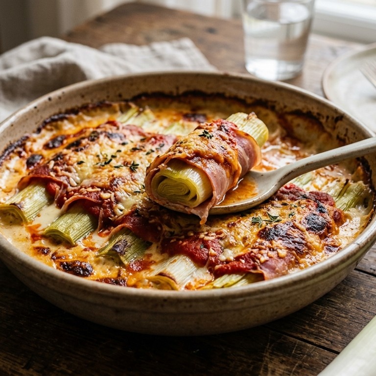 Prei uit de oven