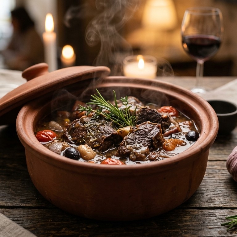 Provencaals runderstoofpotje