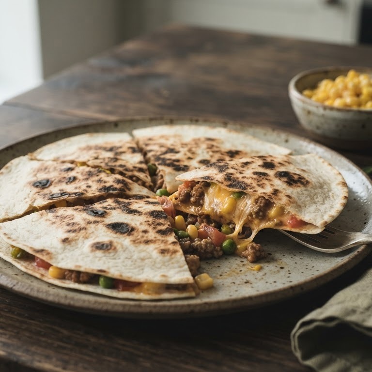Quesadilla met gehakt