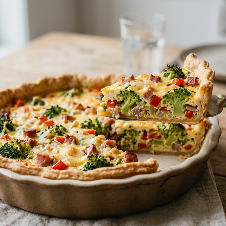 Quiche met broccoli