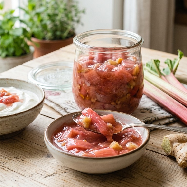 Rabarbercompote