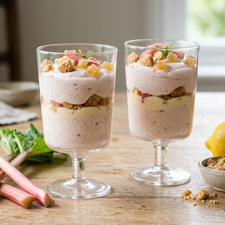 Rabarbermousse