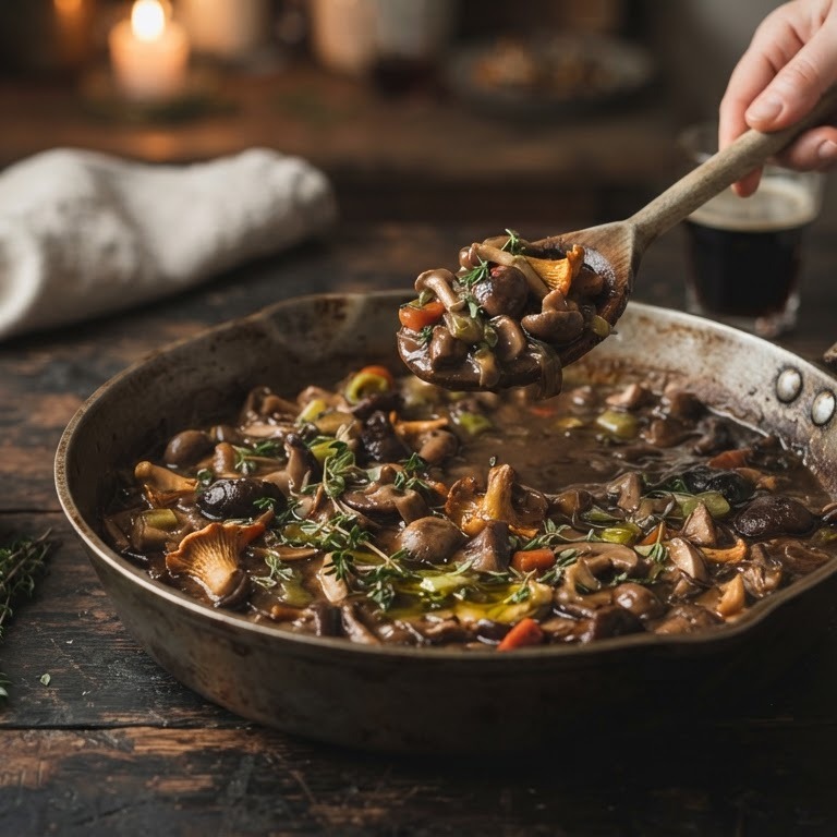 Ragout van paddenstoelen