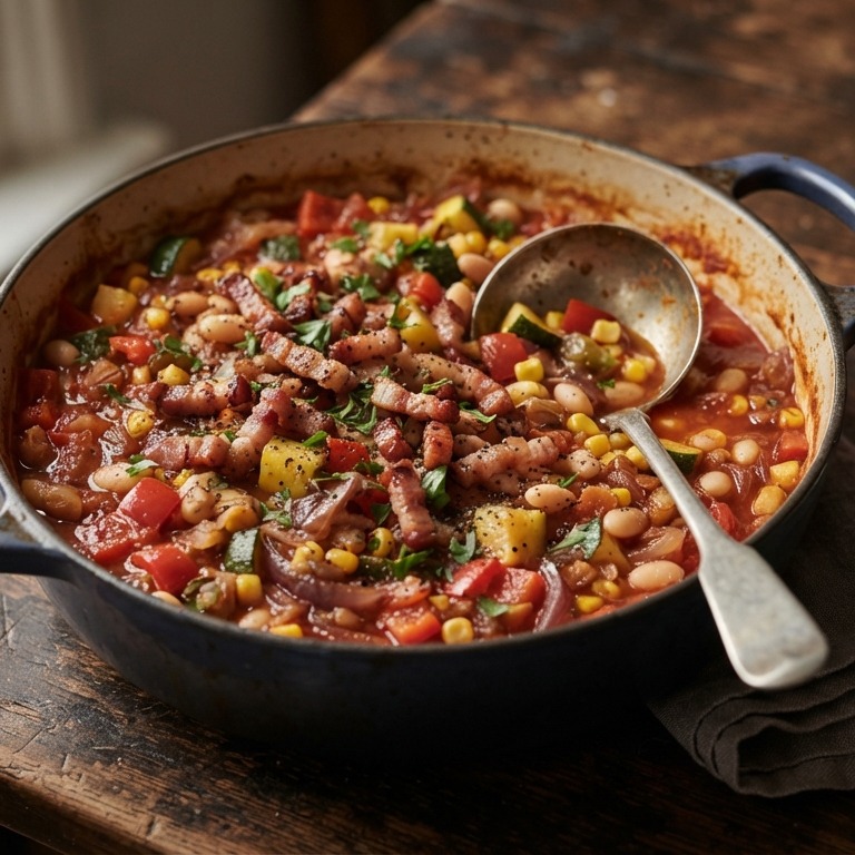 Ratatouille met witte bonen