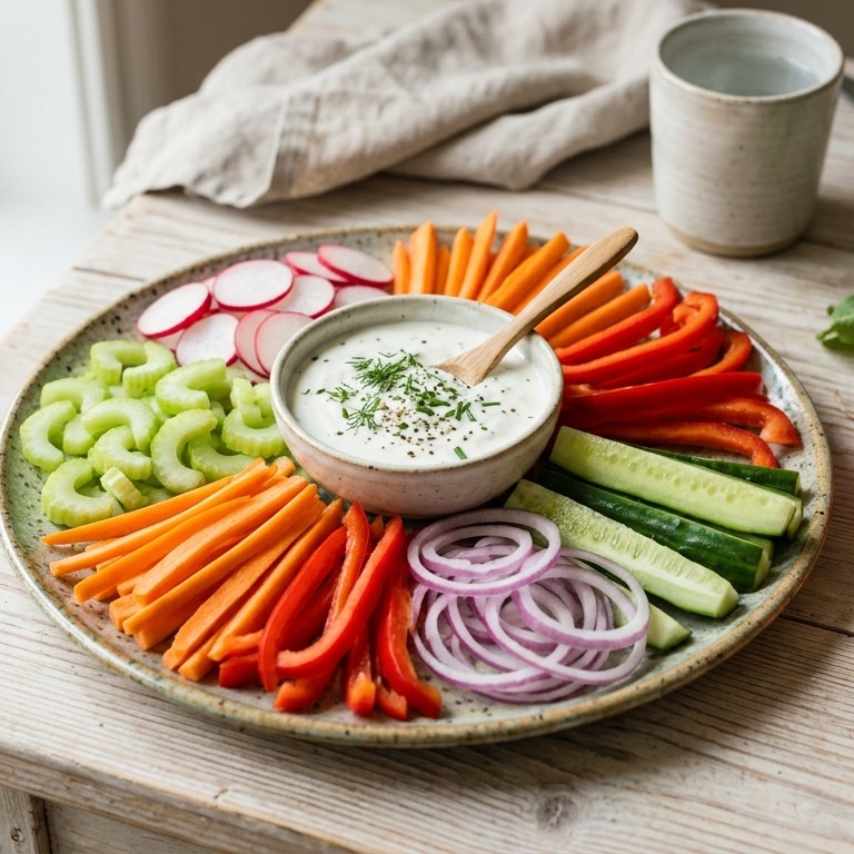 Rauwkostsalade met yoghurt dressing