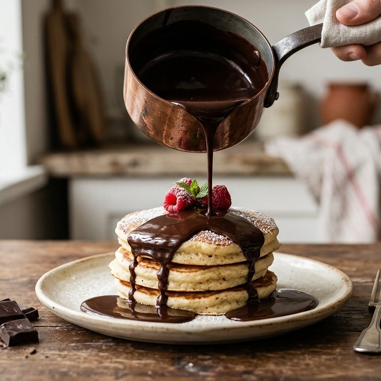 Rijke chocoladesaus