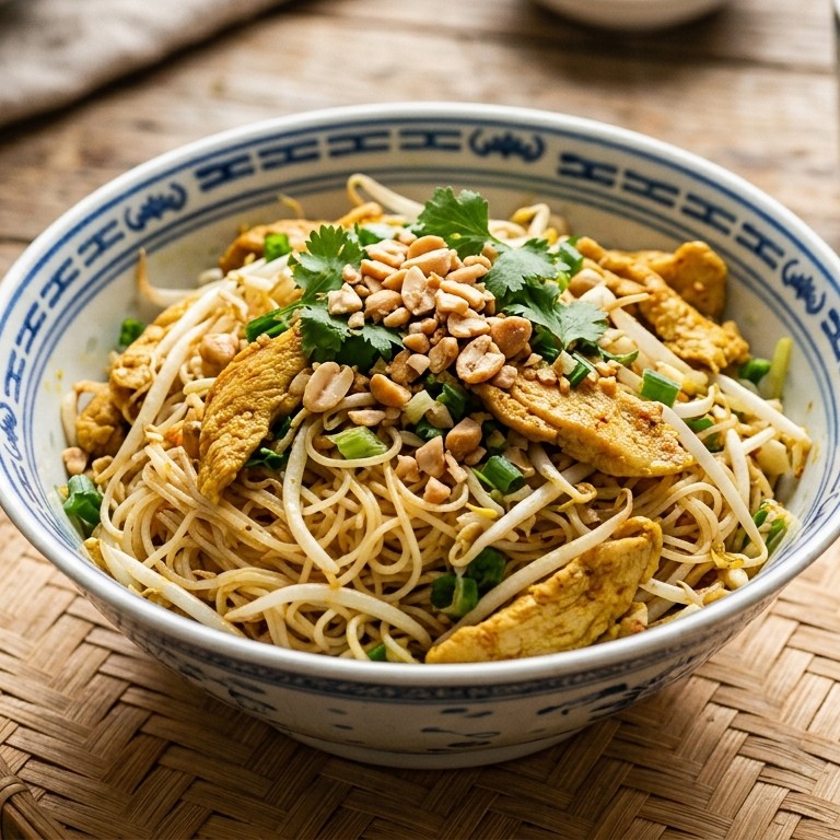 Rijstmie met Kip