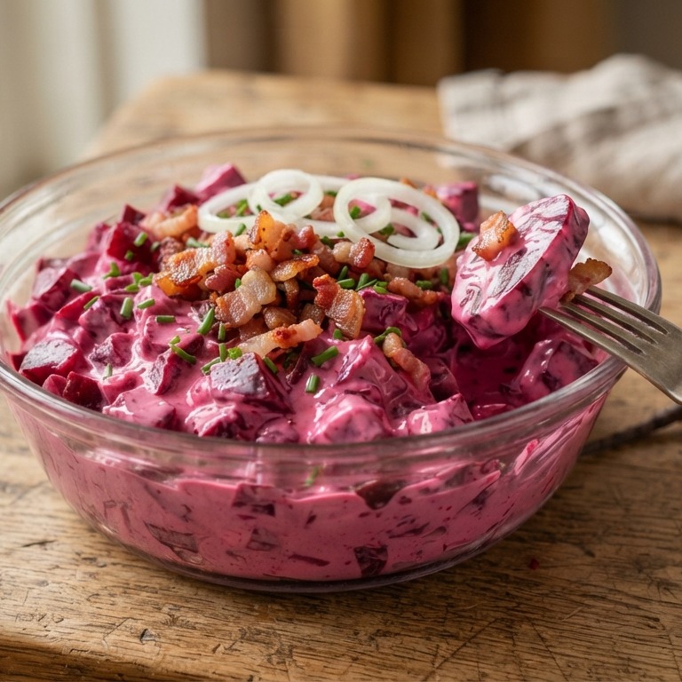 Rode bieten salade