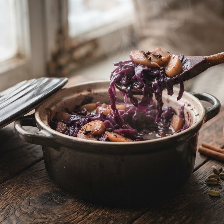 Rode kool uit de Slowcooker