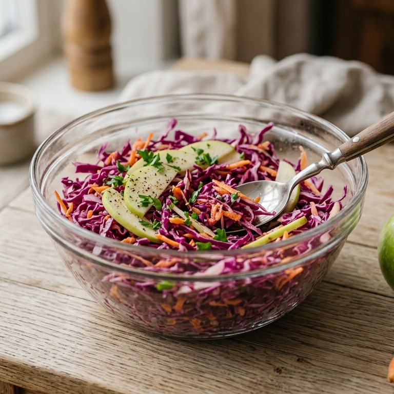 Rode koolsalade