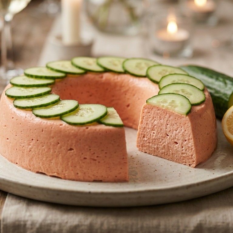 Rode zalm mousse