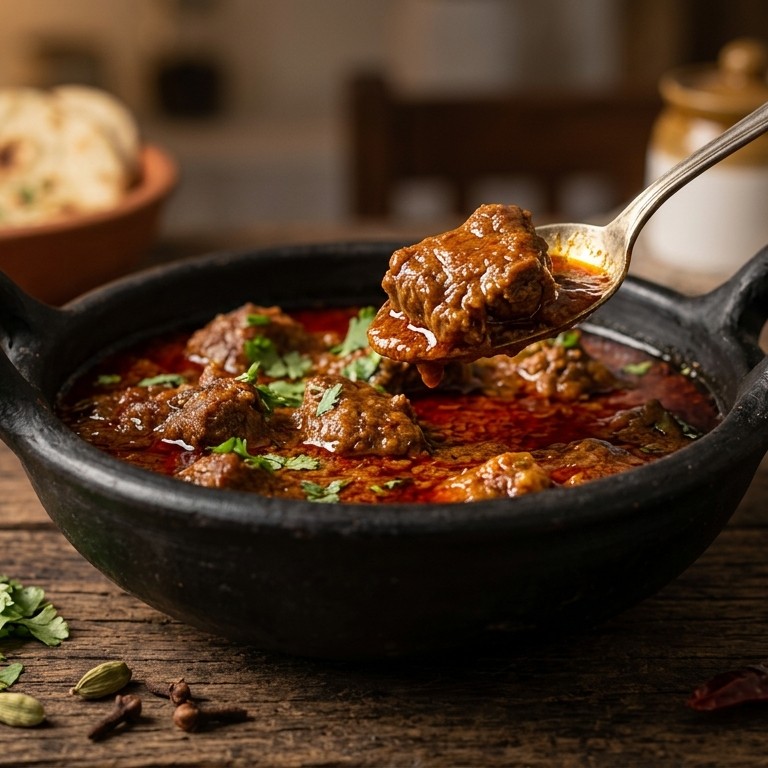 Rogan gosht  ( Malse lamskerrie)
