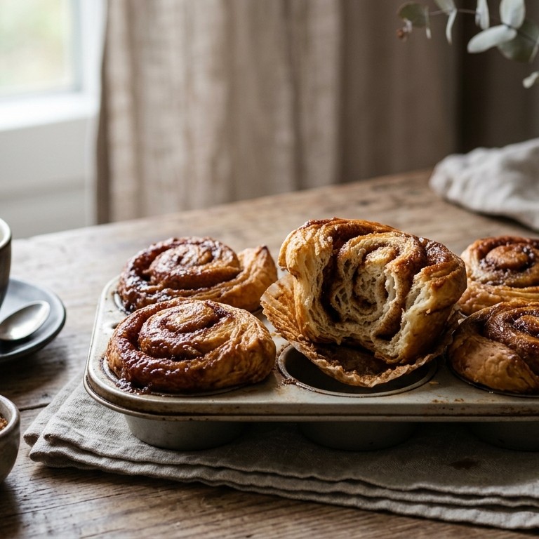 Rolletjes suiker en kaneel uit de oven