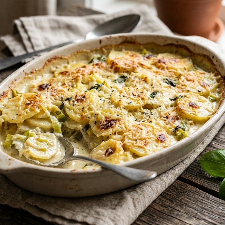 Romige aardappel-preischotel