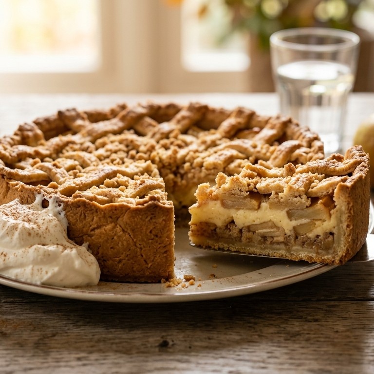 Romige appeltaart