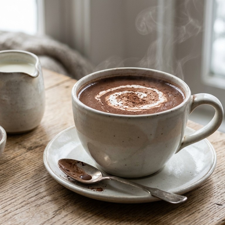 Romige chocolademelk