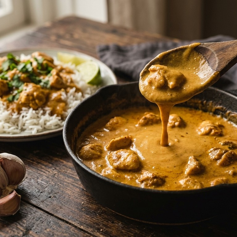 Romige currysaus