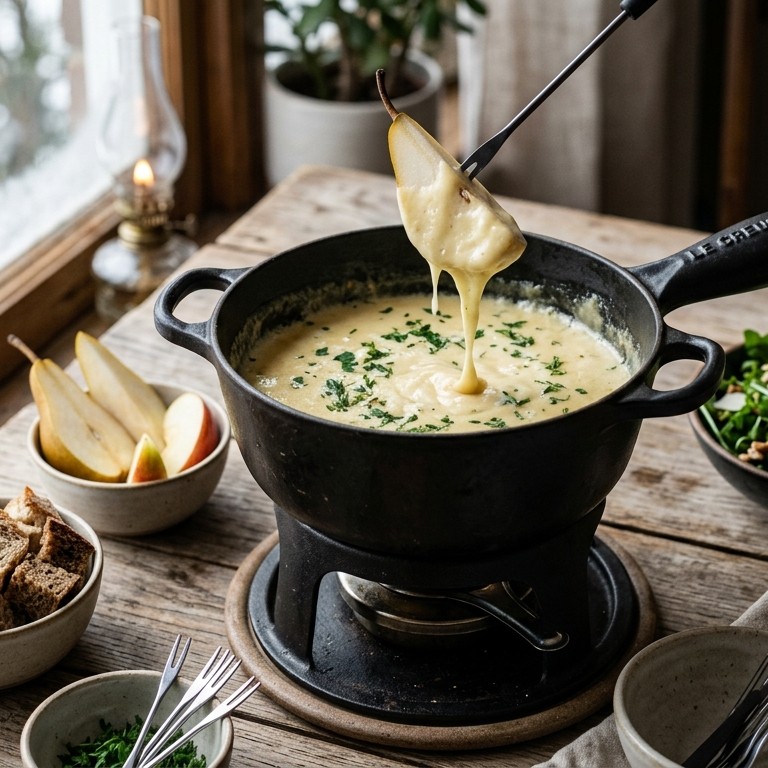 Romige fondue