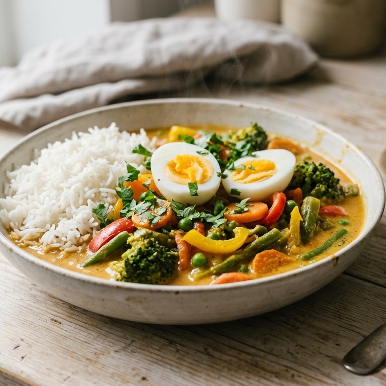 Romige groenten curry