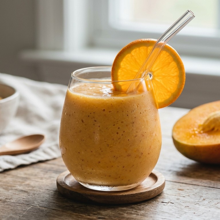 Romige Oranjedroom-smoothie