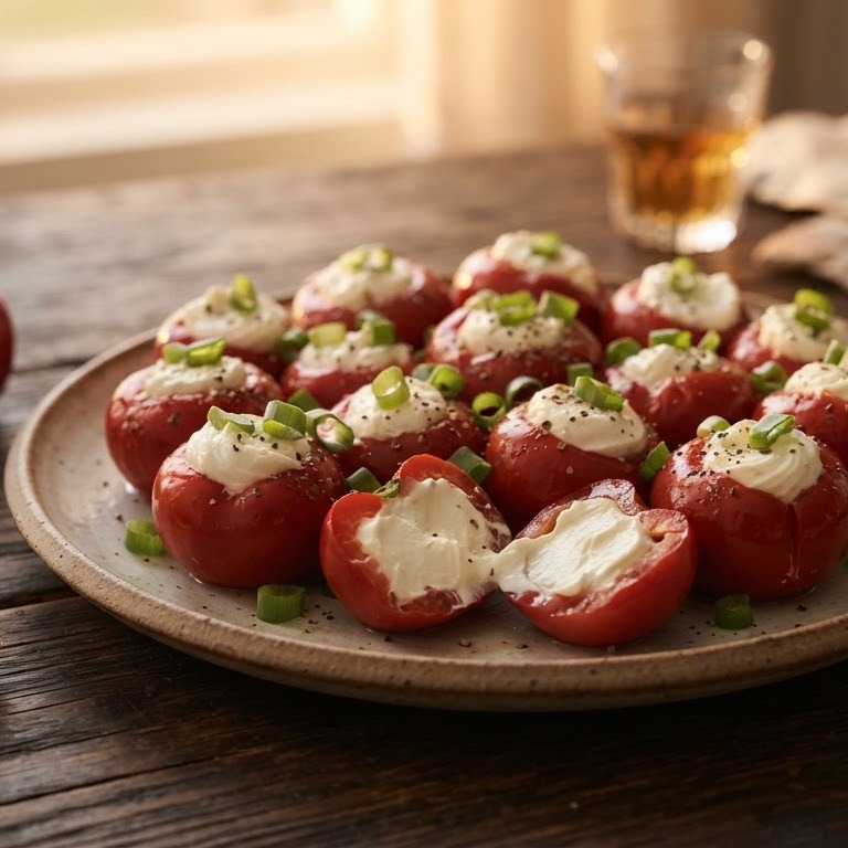 Roomkaas met Peppadew