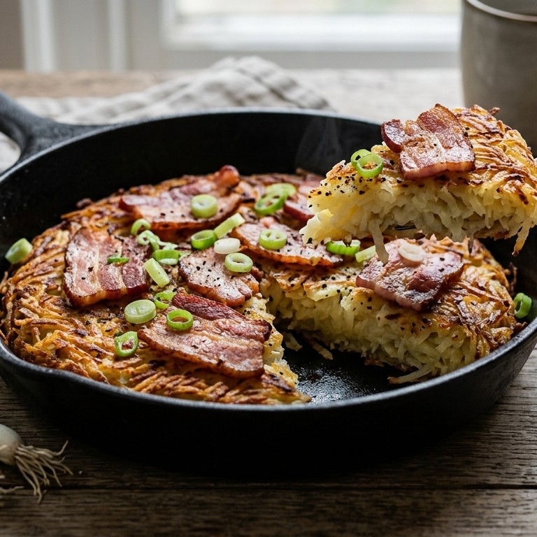 Rösti met bakbacon