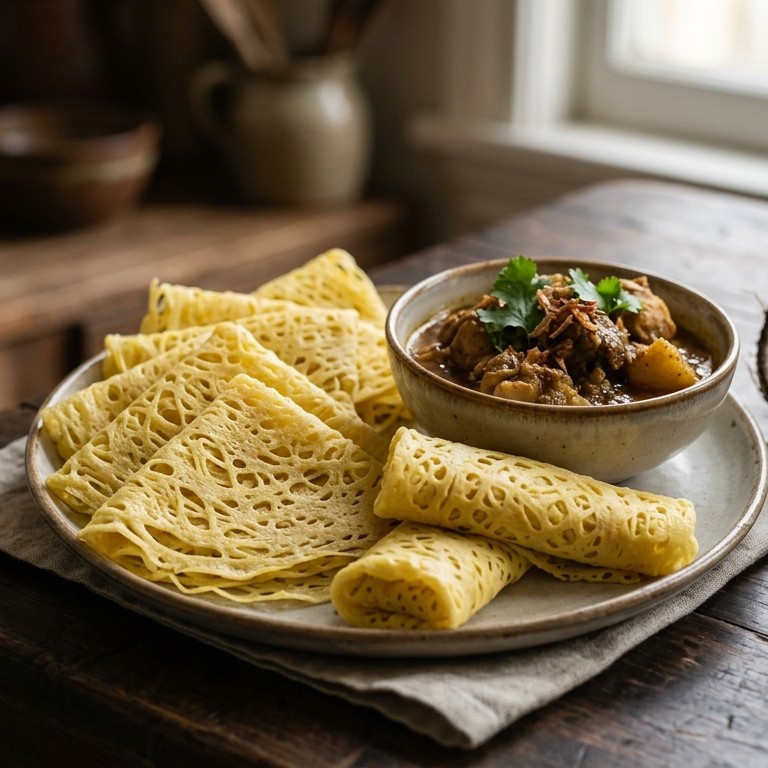 Roti Jala (pannenkoekjes)