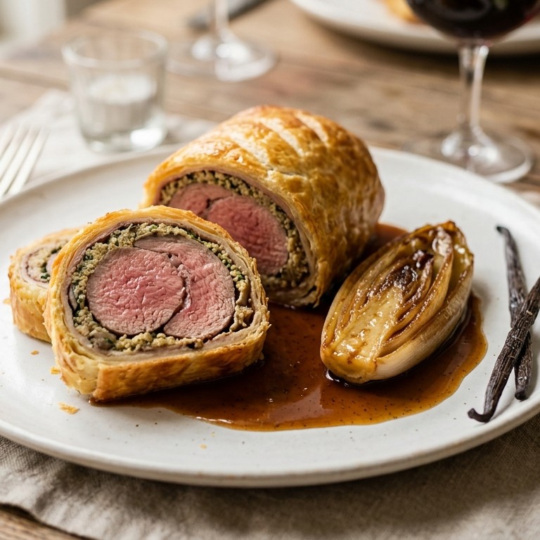 Rouleau van lamsfilet en eendenborst