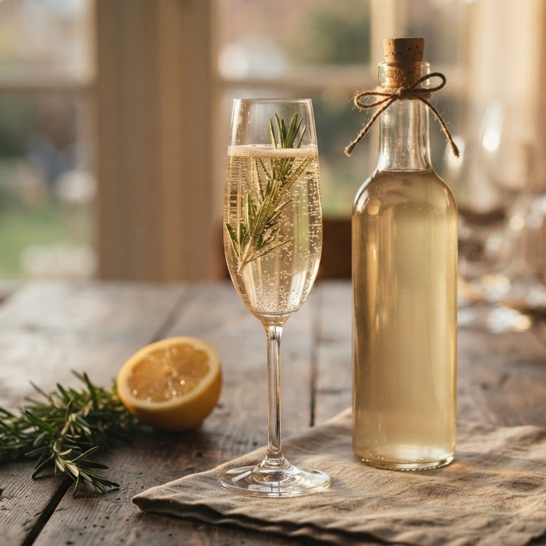 Rozemarijn siroop (voor aperitief)
