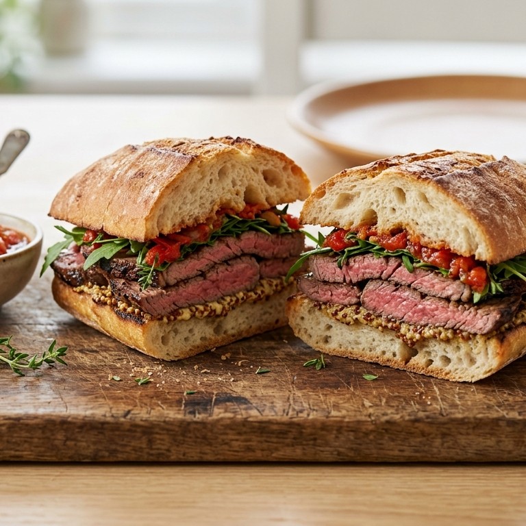 Rumpsteak ciabatta