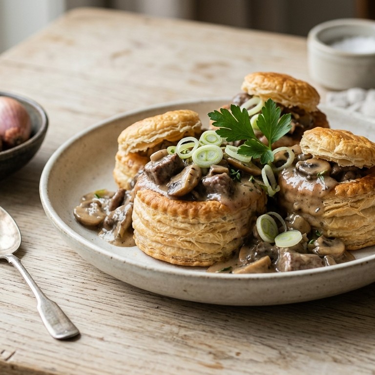 Rundvleesragout met paddestoelen