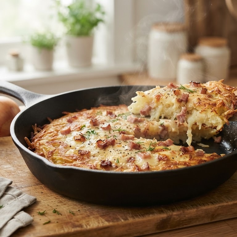 Russische aardappel-pannenkoek ala Eef
