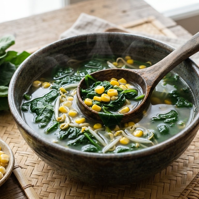 Sajoer bajam (lichtgekruide in bouillon gekookte groenten)