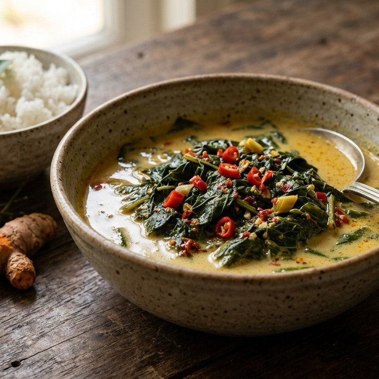 Sajoer Daun Ubi (cassave bald soep)
