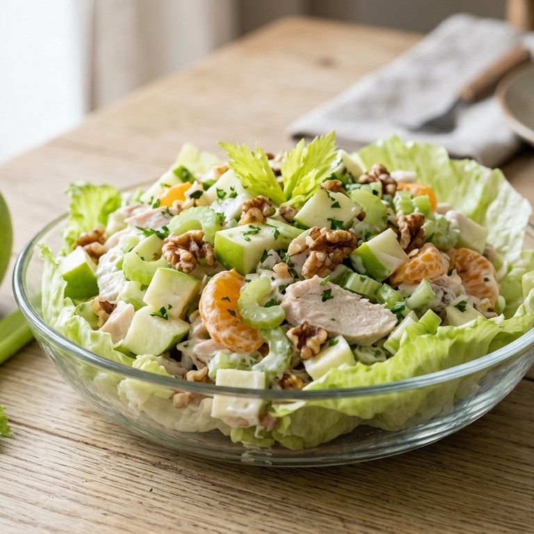Salade gelijkend Waldorf