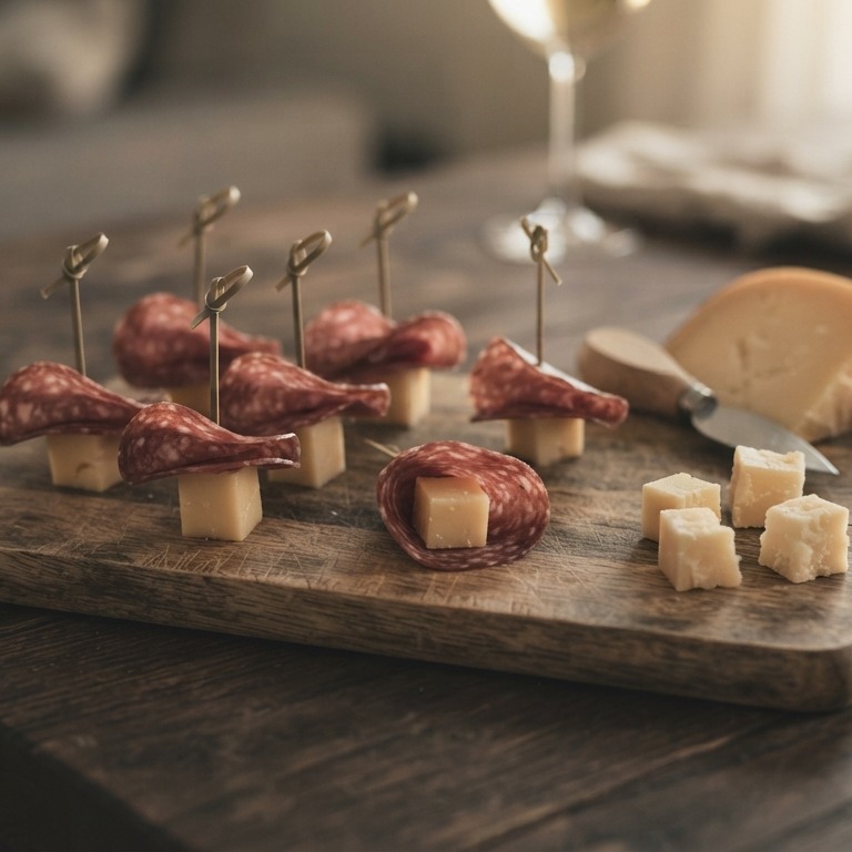 Salami borrelhapje