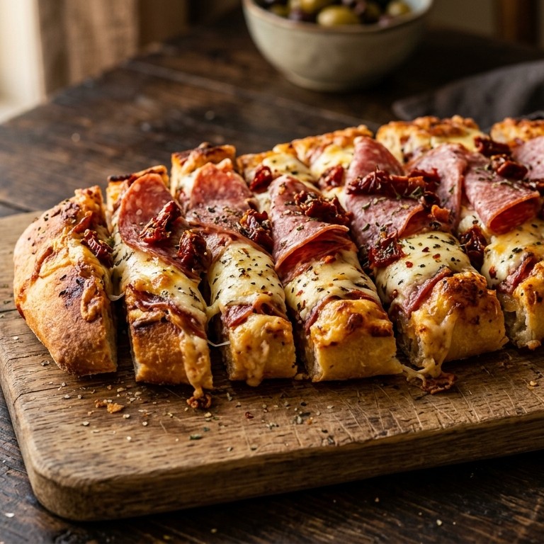 Salami-ciabatta