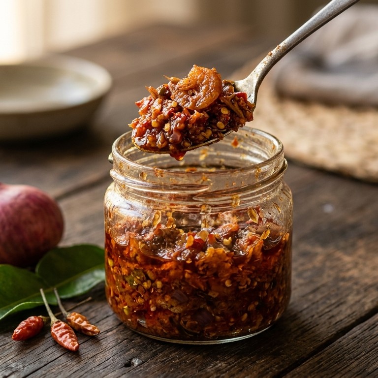 Sambal ebi (garnalensambal)