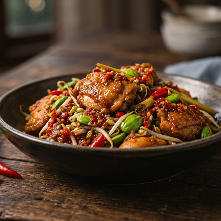 Sambal Goreng Ajam/Peteh/Taugeh