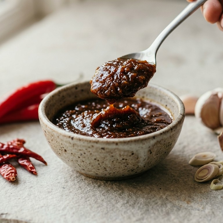 Sambal kapal terbang coklat