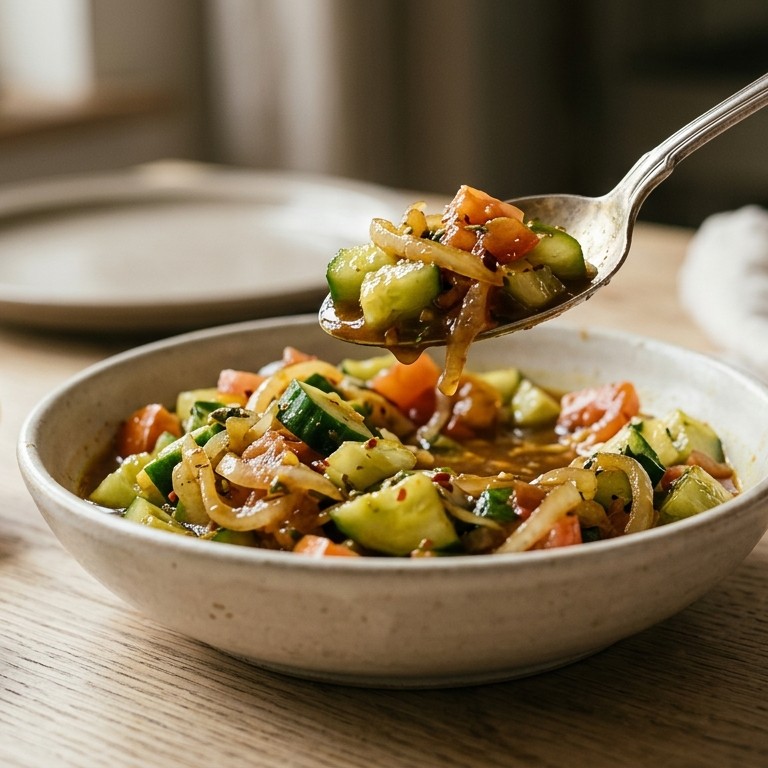 Sambal ketimun tomat (sambal met komkommer en tomaat)